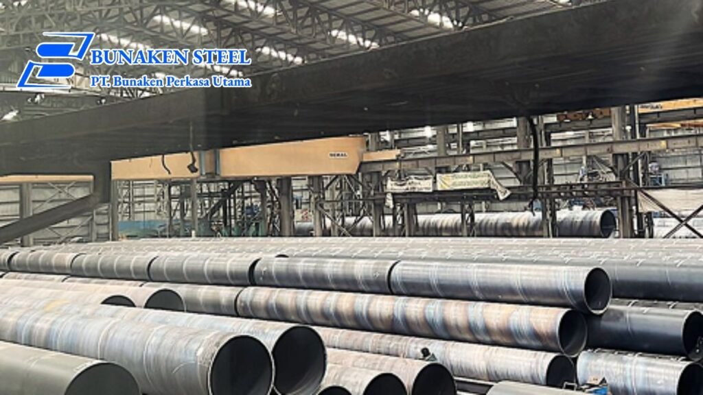 Distributor pipa spiral welded Bunaken Steel