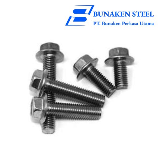 Flange bolt Bunakensteel