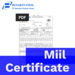 Mengenal Mill Certificate