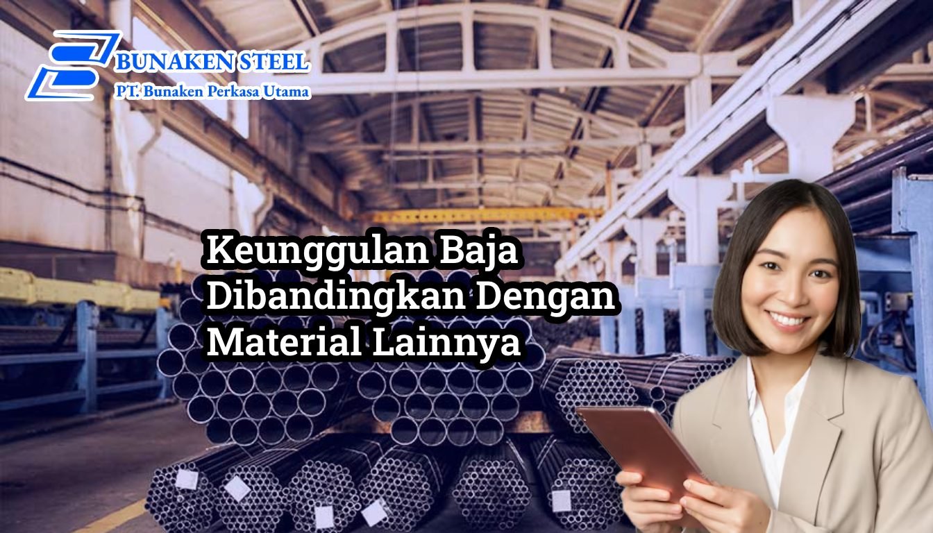 Kelebihan Baja Dibanding Material Lain dalam Proyek Konstruksi & Industri