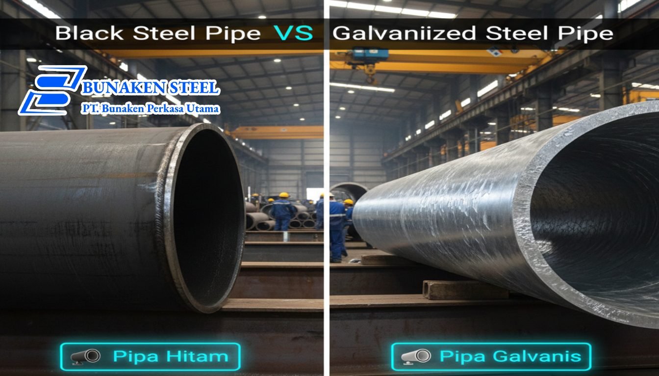 Pipa hitam vs pipa galvanis