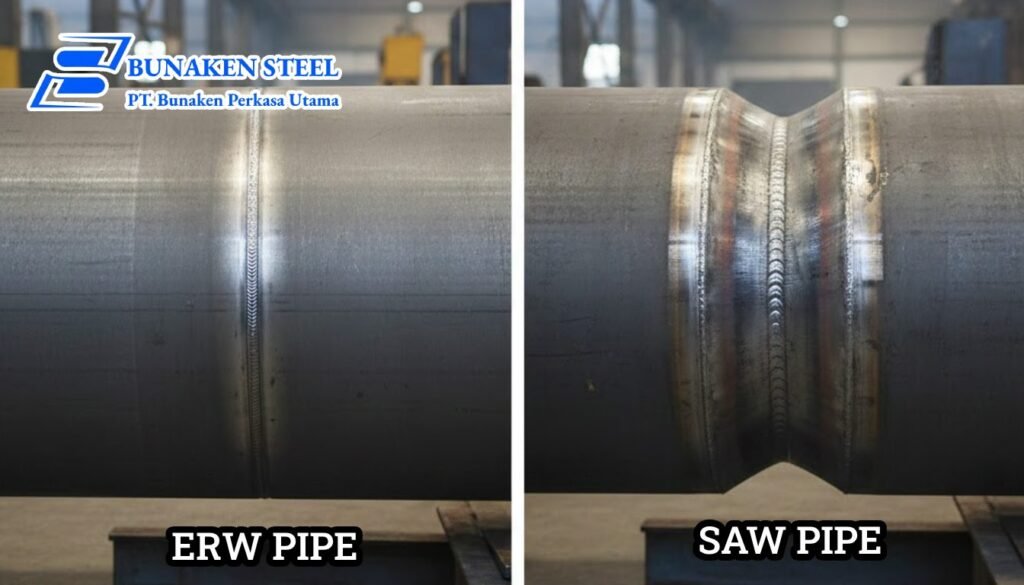 Pipa welded ERW vs SAW