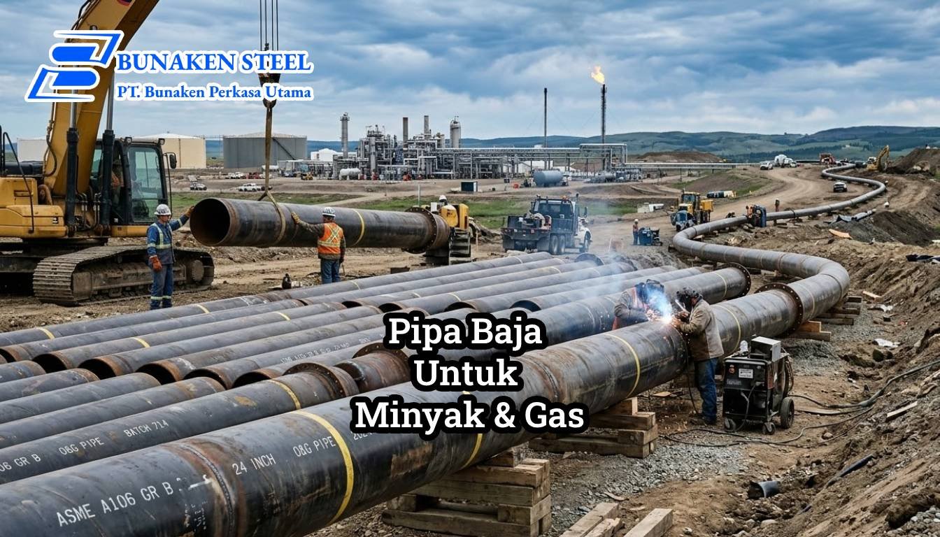 PIpa baja untuk minyak dan gas