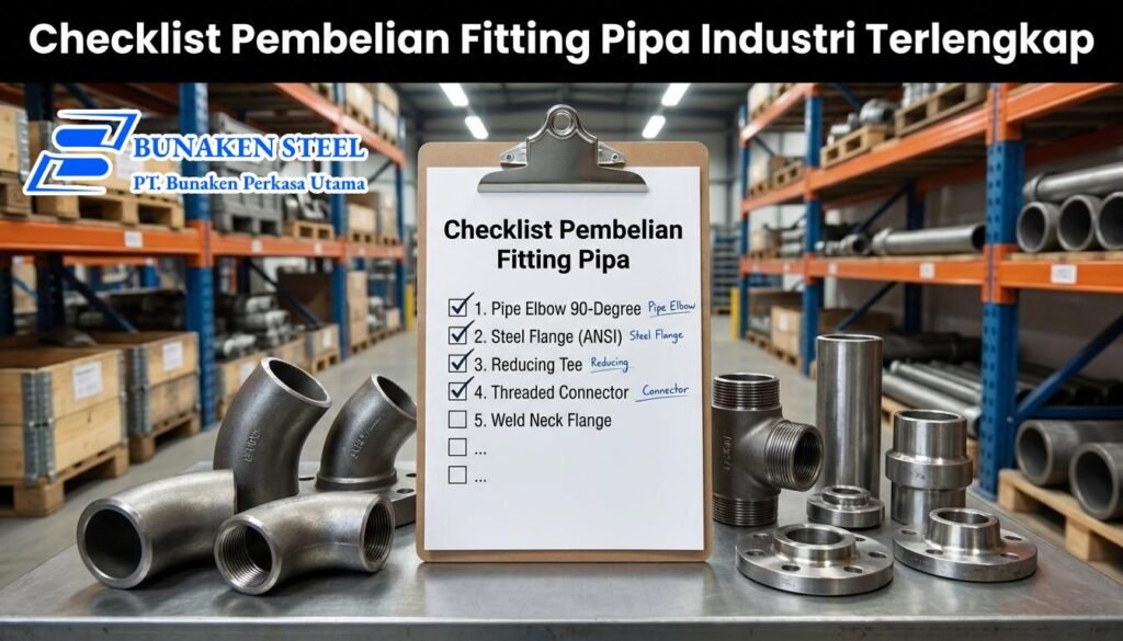 Checklist Pembelian Fitting Pipa Industri Terlengkap