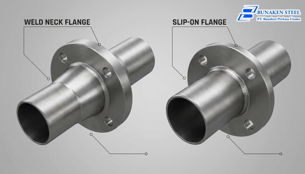 Weld Neck Flange Vs Slip On Flange