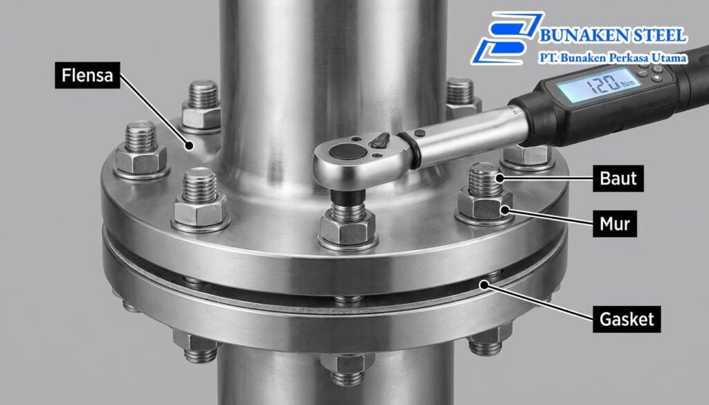 Panduan Lengkap Torque Bolt Flange untuk Keamanan Koneksi Pipa