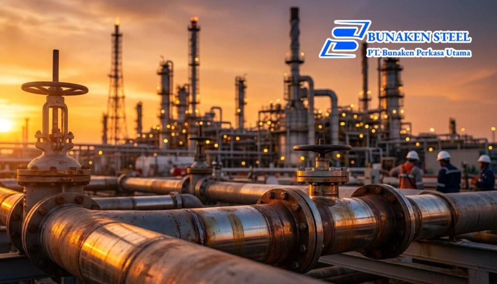Kegunaan pipa carbon steel di industri migas