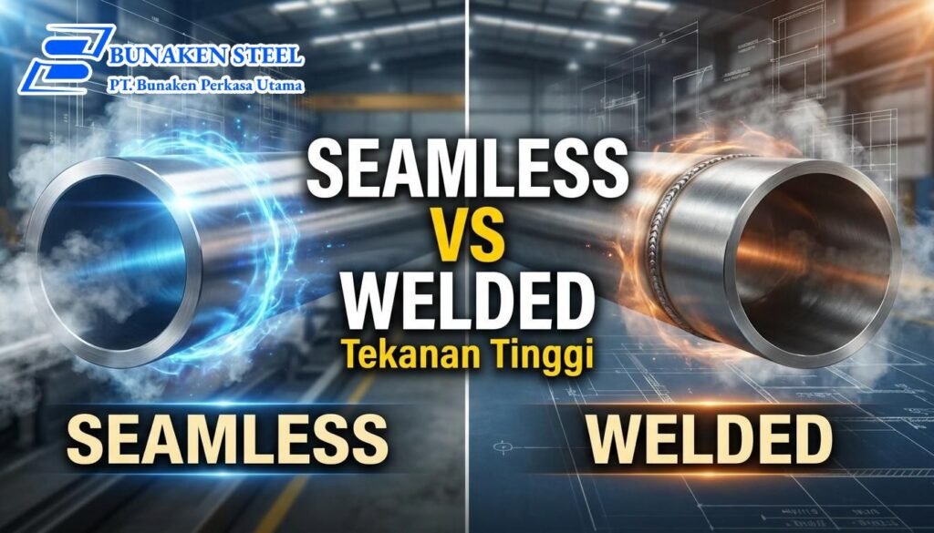 Perbedaan Pipa Seamless vs Welded untuk Tekanan Tinggi