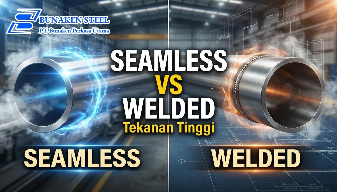 Perbedaan Pipa Seamless vs Welded untuk Tekanan Tinggi