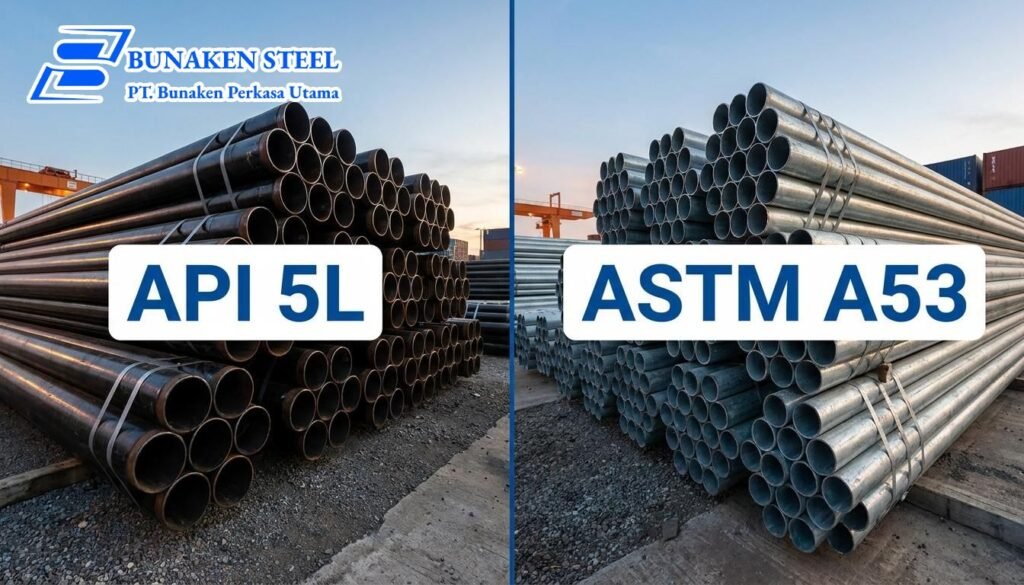 Analisis Teknis Perbandingan Pipa API 5L vs ASTM A53