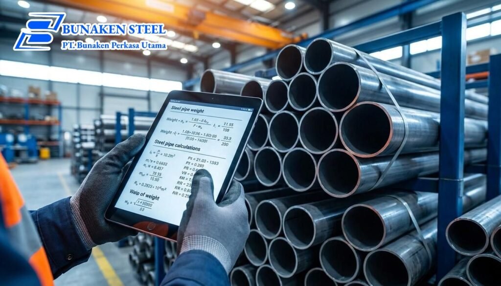 Cara Menghitung Berat Pipa Baja Secara Manual & Keunggulan Bunaken Steel