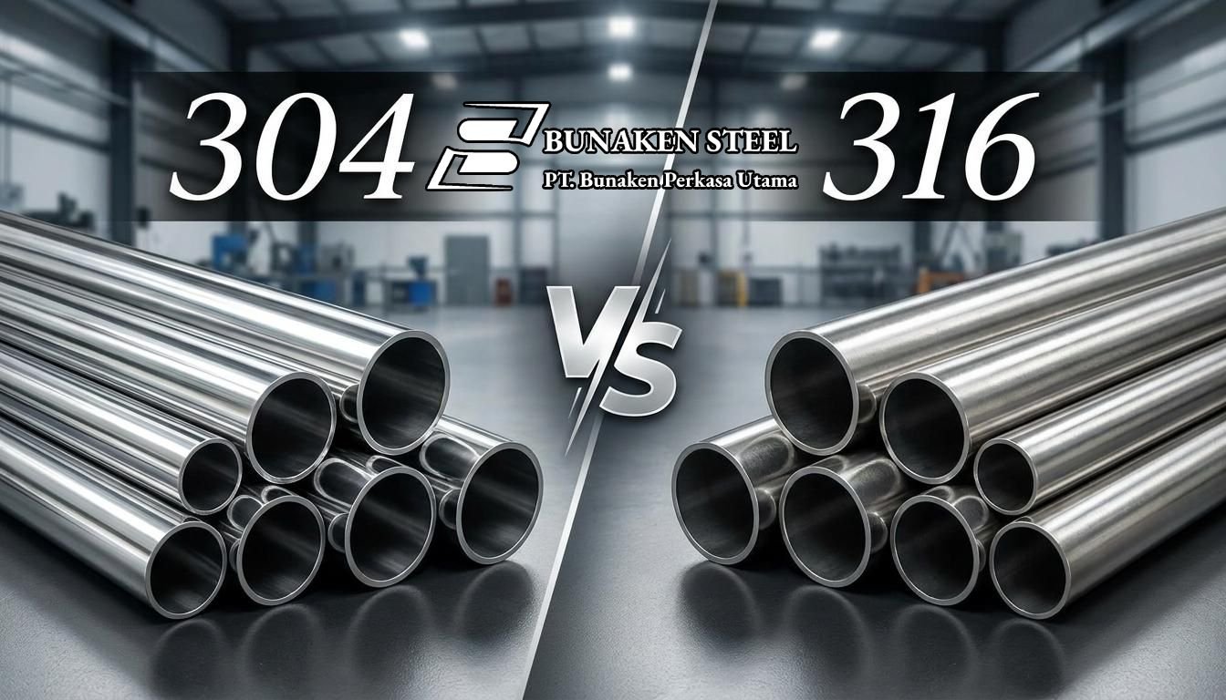 Pipa Stainless Steel 304 dan 316 Mana yang Terbaik Bunaken Steel